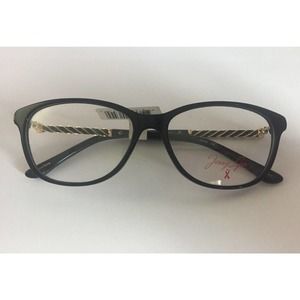 New Jenny Lynn Courage Eyeglasses Pink Ribbon 55-15-135 Frames